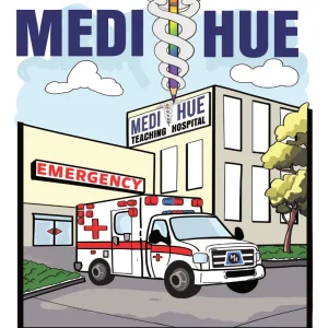Medihue front cover graphic